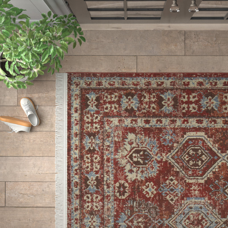 Caro Oriental Medallion Recycled Area Rug & Reviews Birch Lane